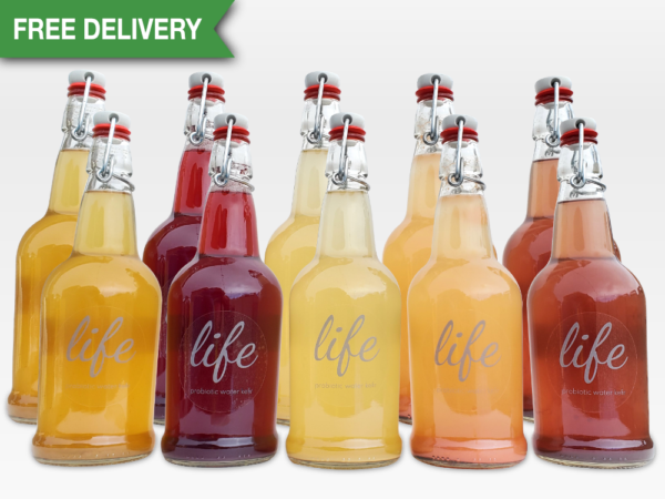 LIFE | 10-Pack Water Kefir (FREE DELIVERY)