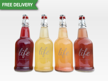 LIFE | 4-Pack Water Kefir (FREE DELIVERY)