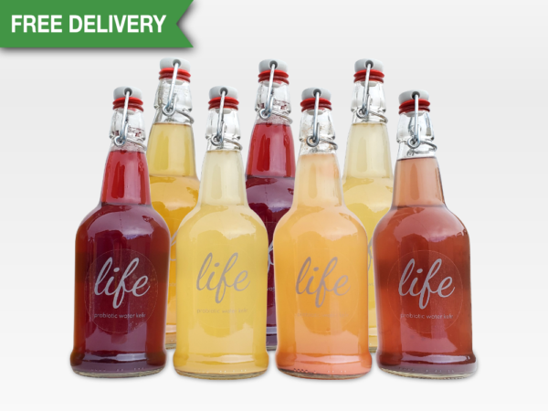 LIFE | 7-Pack Water Kefir (FREE DELIVERY)