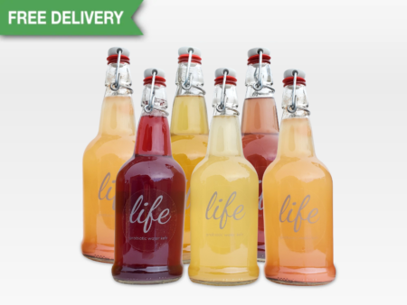 LIFE | 6-Pack Water Kefir (FREE DELIVERY)